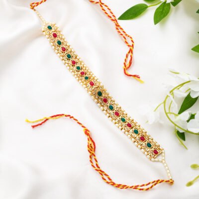 one gram gold polish plated muti colour sispatti