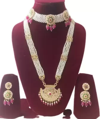 rajputi rani haar combo set pack of 2 set