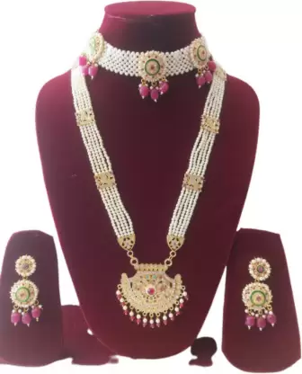 rajputi rani haar combo set pack of 2 set
