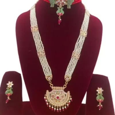 Artificial long necklace - Rajasthani style
