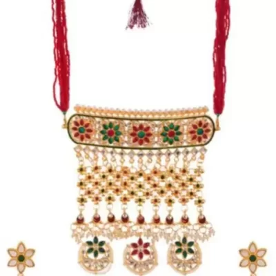 Rajasthani necklace with earring set