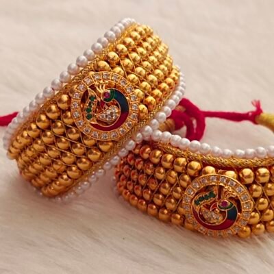 latest design dual tone jadu rajputi pochi set for girls and women