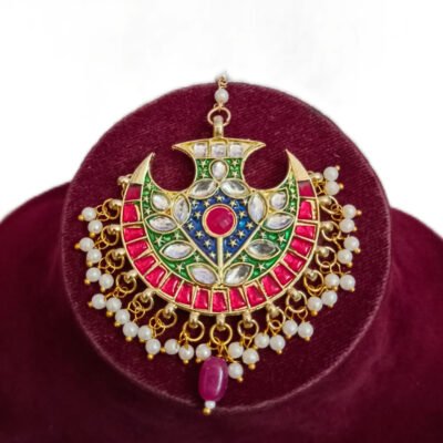 latest design Rajasthani maangtikka for girl and women