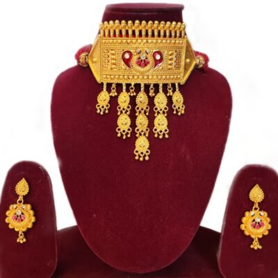 wedding bridal temple jewellery set