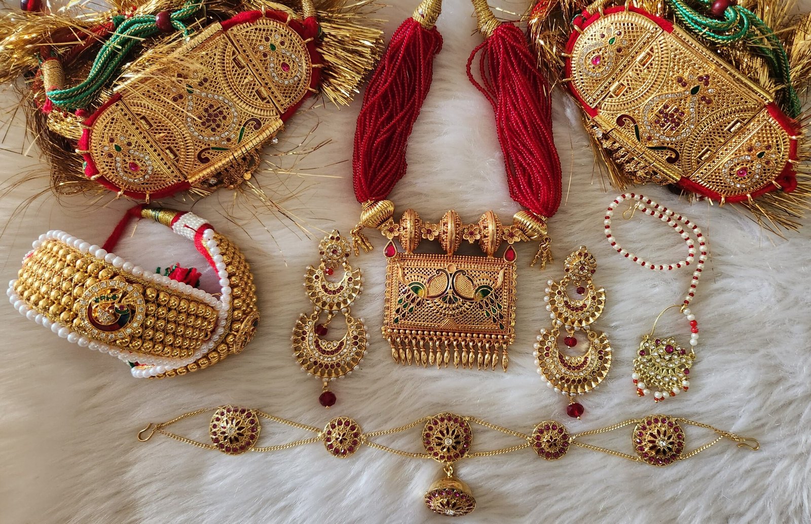 rajasthani rajwari jewellery combo set