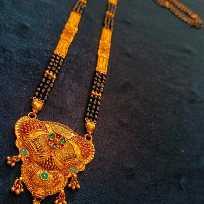 One gram gold polish plated mangalsutra