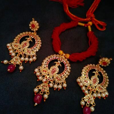 one gram gold polish plated jodhpuri aad