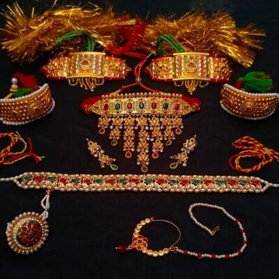 Rajasthani bridle jewellery combo set