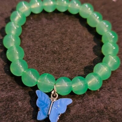 meant colour pearl butterfly bracelet for girls