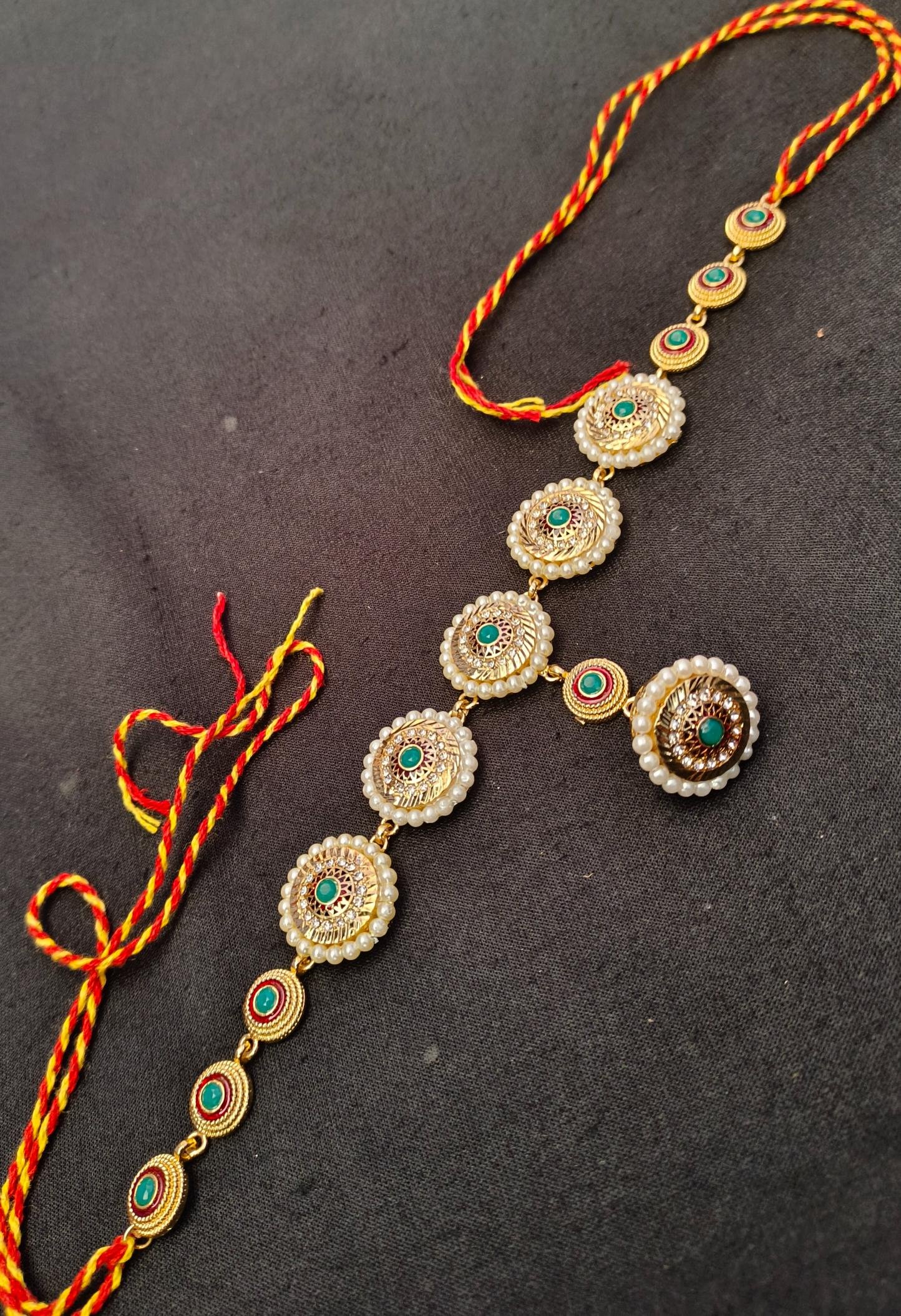 Jodhpuri Bridal Green Combo Set - Image 3