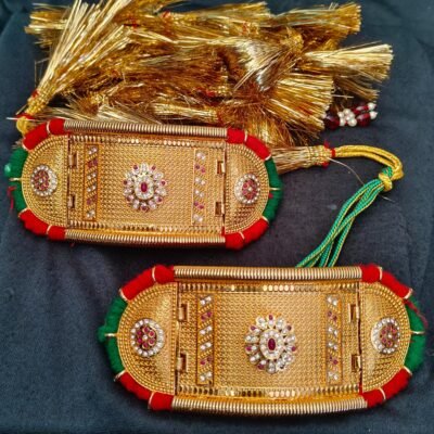 Jodhpuri Bajuband One Gram Gold Polish Plated