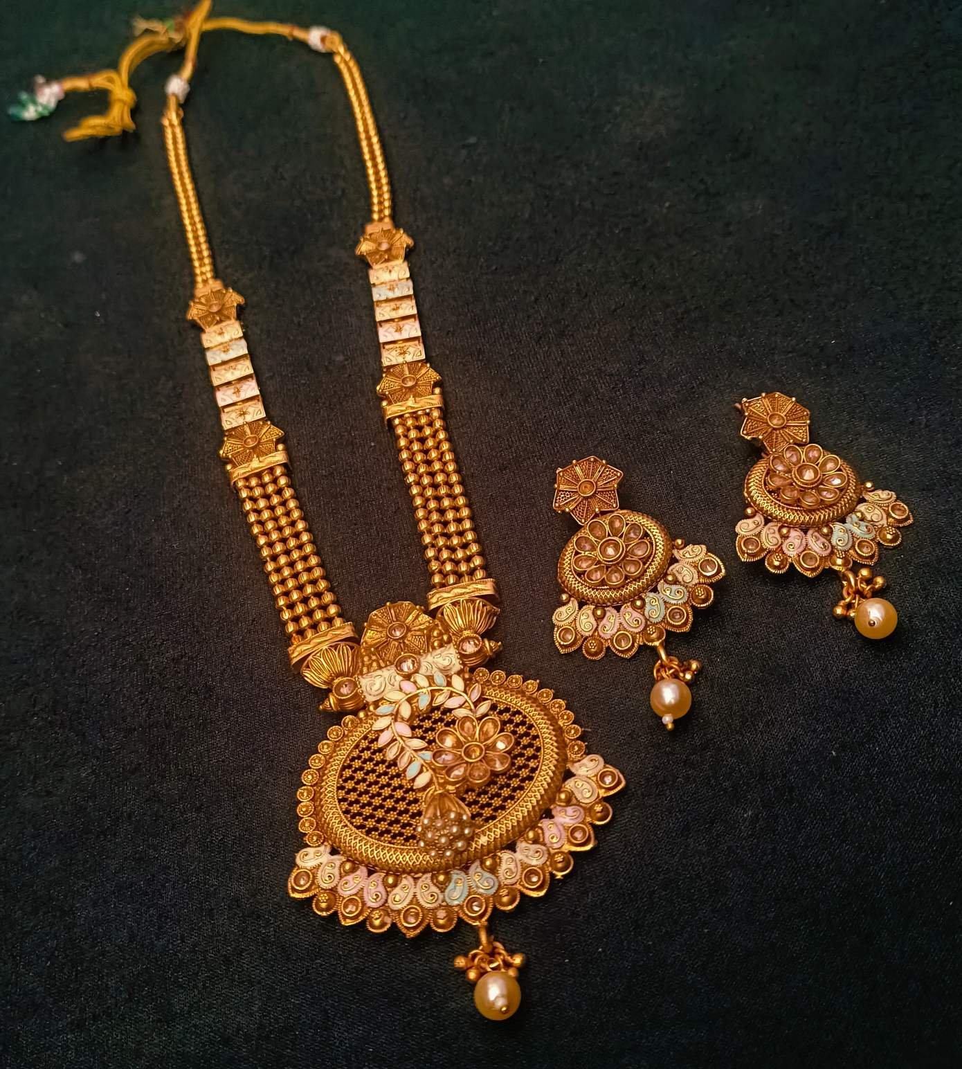 Copper Jewellery Set With Earrings