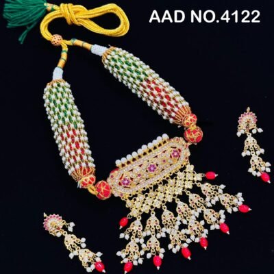 One Gram Gold Polish Plated Big Size Rajasthani Aad