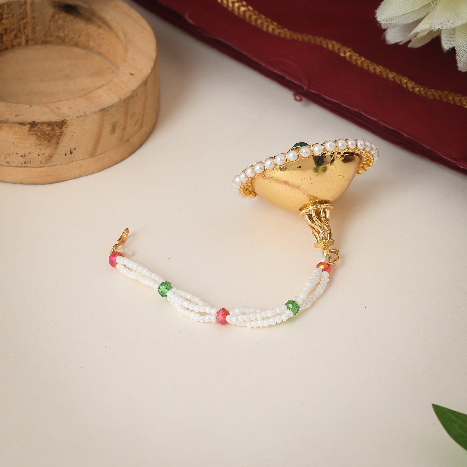 Rajasthani Blue Color Borla - Image 2